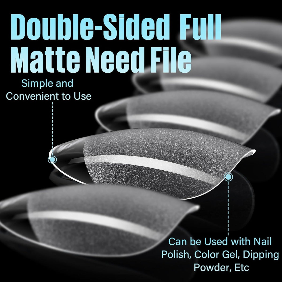 TOMICCA Half Matte Nail Tips – Time-Saving DIY Manicure for Mobile Nail Techs and Side-Hustle Stylists