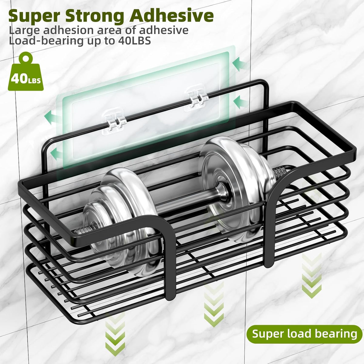 tool-free installation requiring only a clean smooth surface and 24-hour curing time