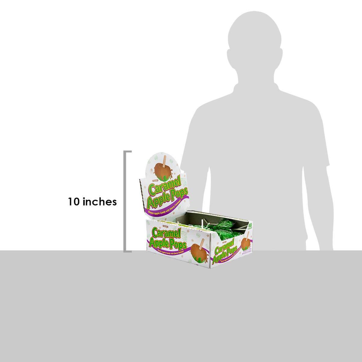 Tootsie Roll Caramel Apple Suckers – Allergy-Safe Goody Bag Fillers for Kids' Birthdays, Bulk 48 Count