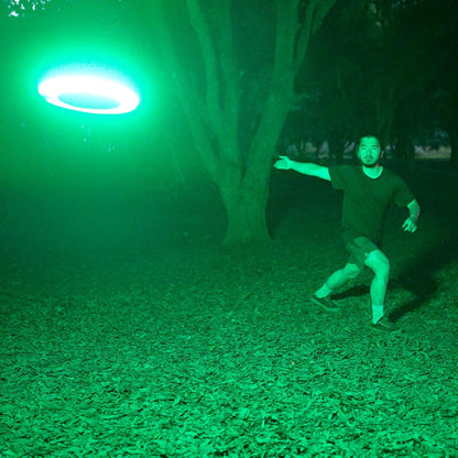 TOSY Flying Disc - USB-C Rechargeable Light Up Frisbee Valentine's Day Gift for Couples, 108 RGB LEDs Evening Backyard Play