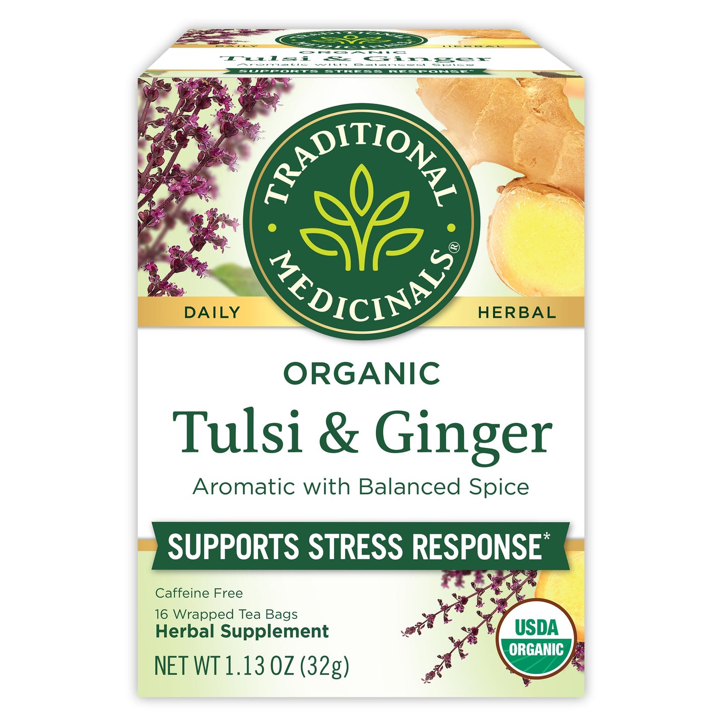 Traditional Medicinals Organic Melissa Officinalis Tea – Soothing Herbal Infusion for Bedroom Mindfulness Practice