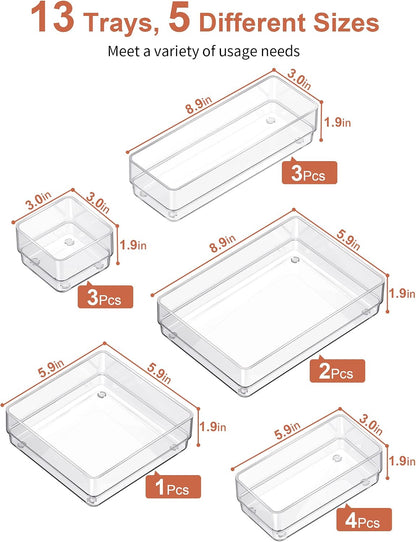 transparent unbreakable plastic body for instant content visibility