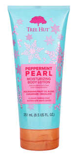 Tree Hut Peppermint Pearl Body Lotion – Calming Peppermint Vanilla Body Lotion for Winding Down After a Long Day