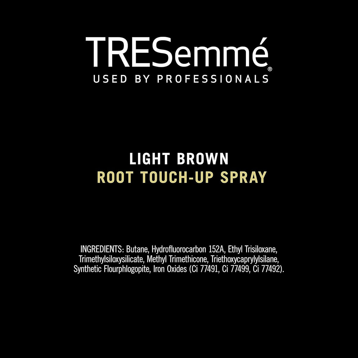 TRESemmé Root Touch-Up Spray – Clean-Design Aerosol That Replaces Multiple Root Products, Light Brown 2-Pack