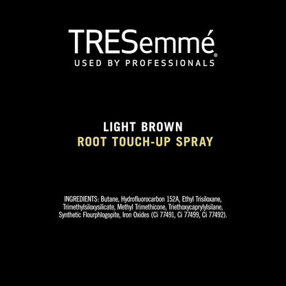 TRESemmé Root Touch-Up Spray – Clean-Design Aerosol That Replaces Multiple Root Products, Light Brown 2-Pack