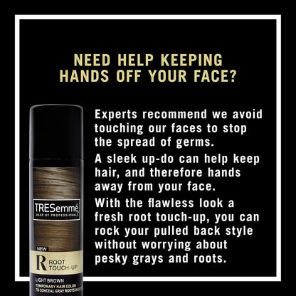 TRESemmé Root Touch-Up Spray – Clean-Design Aerosol That Replaces Multiple Root Products, Light Brown 2-Pack