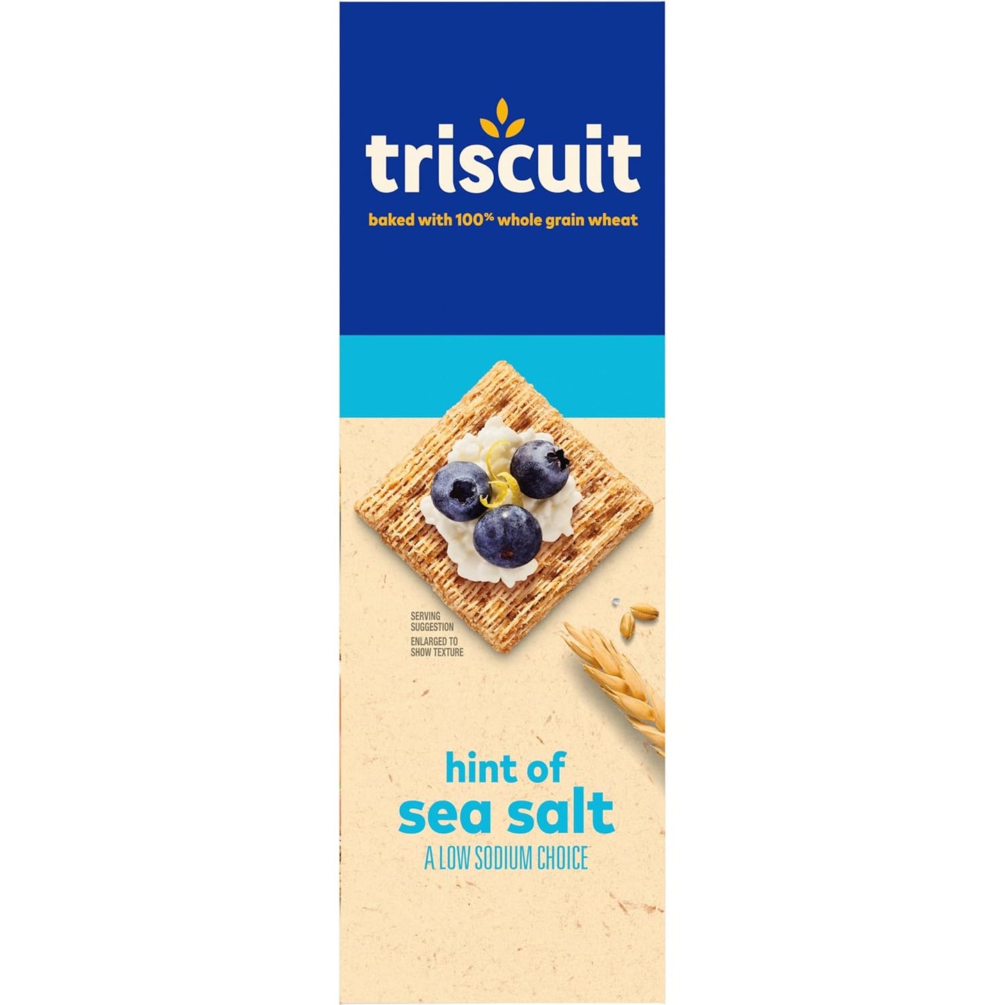Triscuit Hint of Sea Salt Whole Grain Crackers – No Artificial Anything Cracker for the Less-Is-More Kitchen