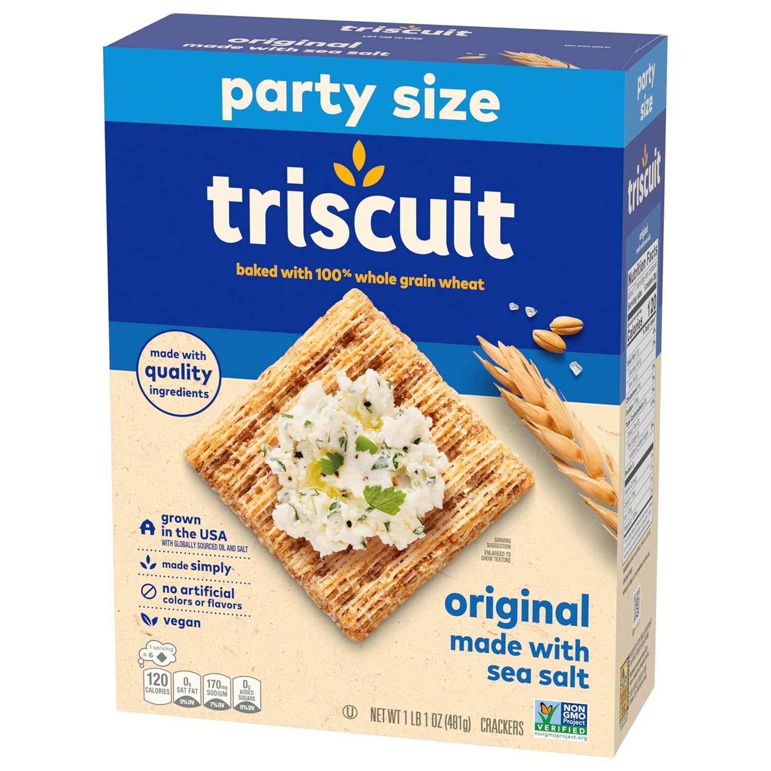 Triscuit Original Non-GMO Crackers – Family-Friendly Crunch for the Snack Station
