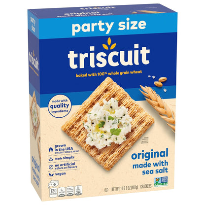 Triscuit Original Non-GMO Crackers – Family-Friendly Crunch for the Snack Station