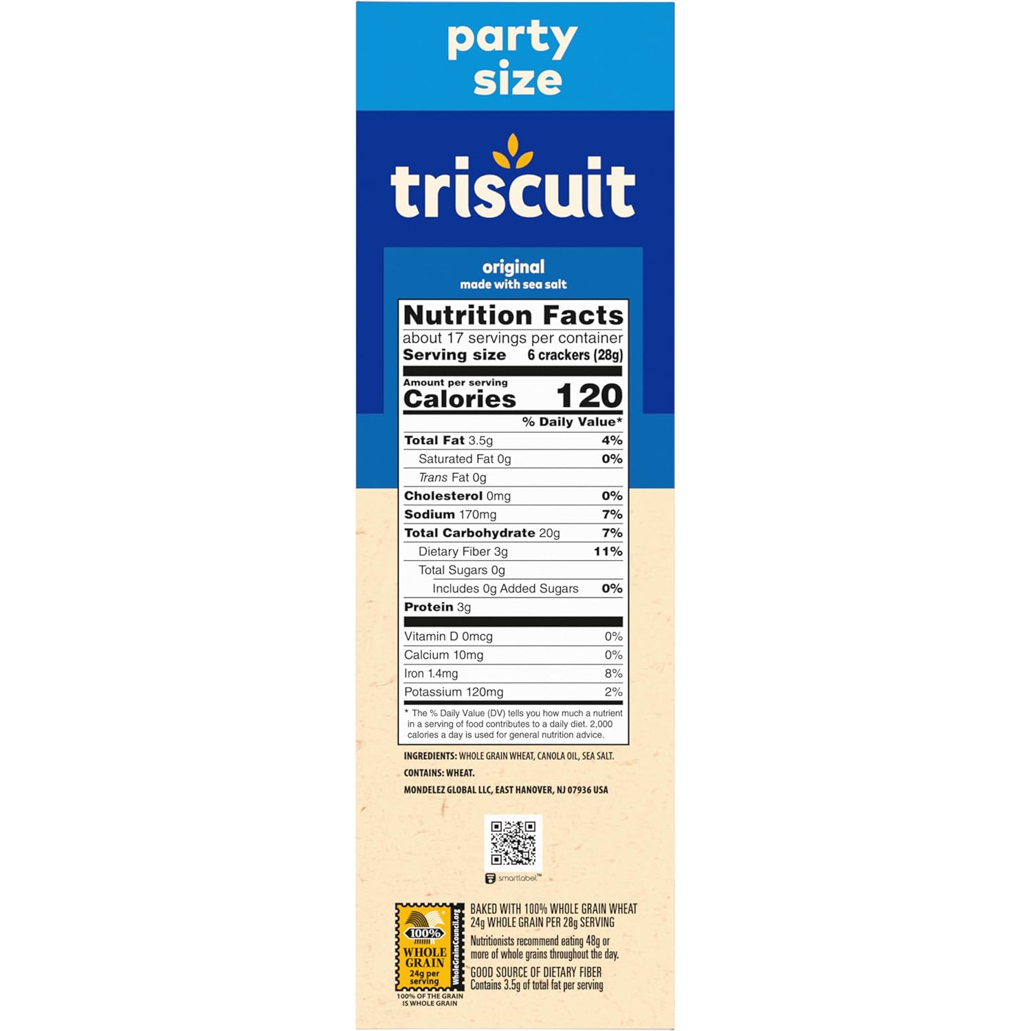 Triscuit Original Non-GMO Crackers – Family-Friendly Crunch for the Snack Station