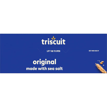 Triscuit Original Whole Grain Wheat Crackers – Wholesome Whole Grain Snacks for Health-Conscious Routines, 12.5 oz