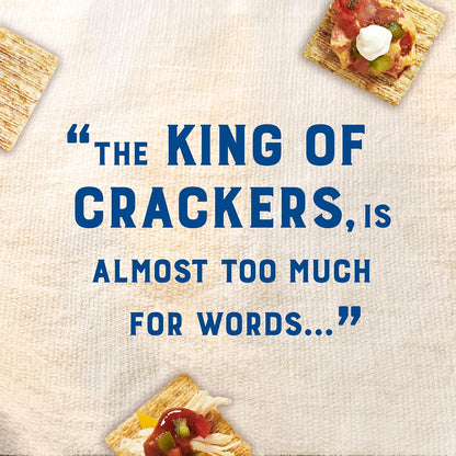 Triscuit Original Whole Grain Wheat Crackers – Wholesome Whole Grain Snacks for Health-Conscious Routines, 12.5 oz