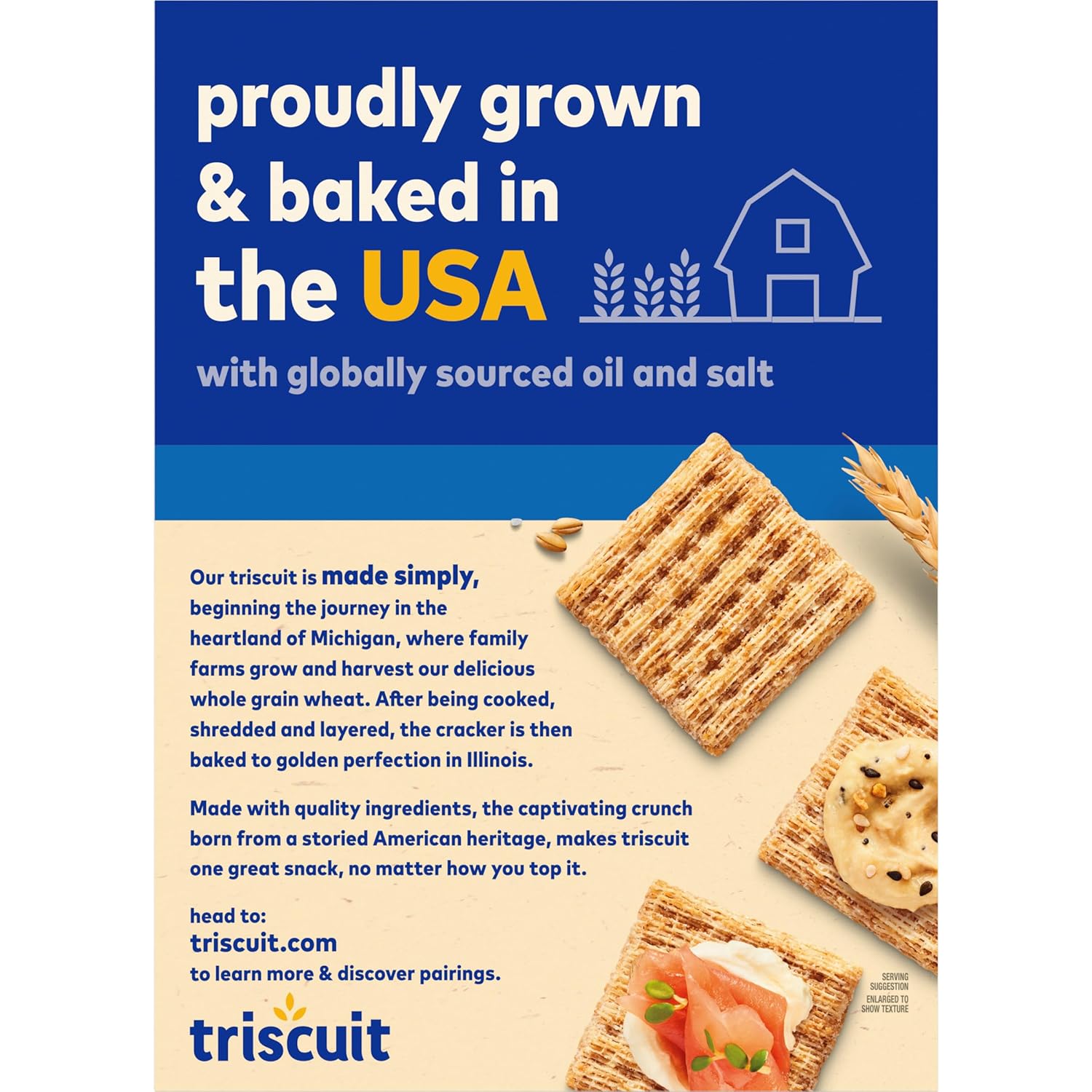 Triscuit Original Whole Grain Wheat Crackers – Wholesome Whole Grain Snacks for Health-Conscious Routines, 12.5 oz