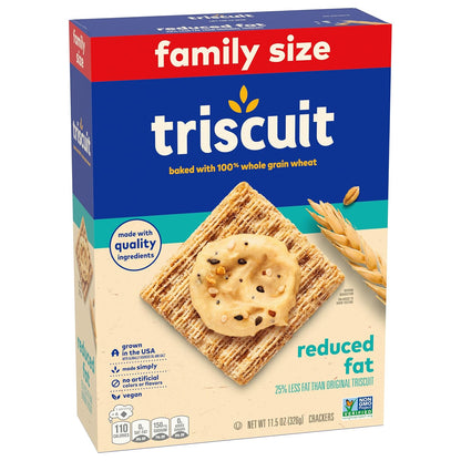 Triscuit Reduced Fat Vegan Crackers – Guilt-Free Pantry Staple for Clean-Eating Wellness Rituals