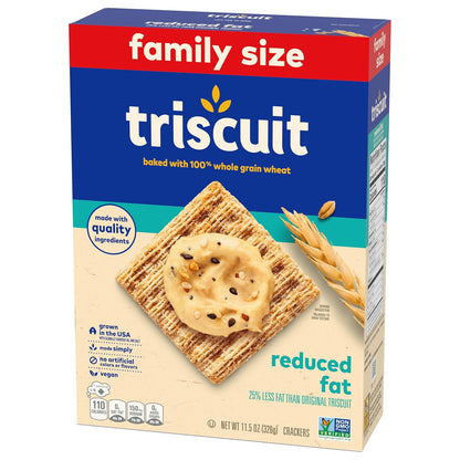 Triscuit Reduced Fat Vegan Crackers – Guilt-Free Pantry Staple for Clean-Eating Wellness Rituals
