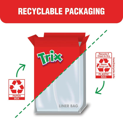 Trix Fruity Cereal – Kid-Friendly Snack and Breakfast Cereal, Safe and Nutritious for Children