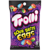 Trolli Sour Brite Eggs - 4 oz Classroom Snack and Trick-or-Treat Bowl Refill for Kids and Teens