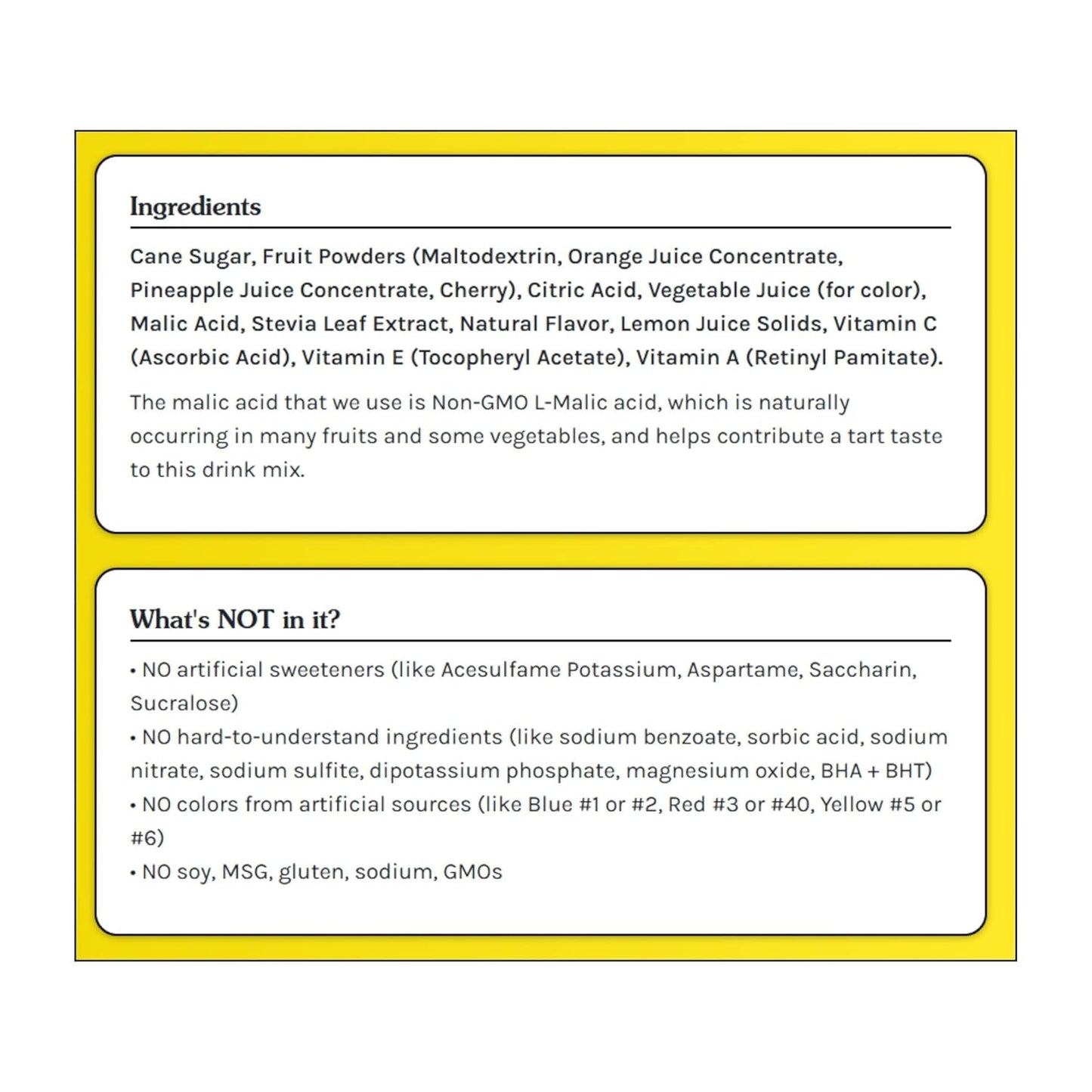 True Lemon Spill-Proof Hydration Mix – On-the-Go Drink Packets for Hikes, Sports Practice, and Summer Outings