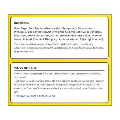 True Lemon Spill-Proof Hydration Mix – On-the-Go Drink Packets for Hikes, Sports Practice, and Summer Outings