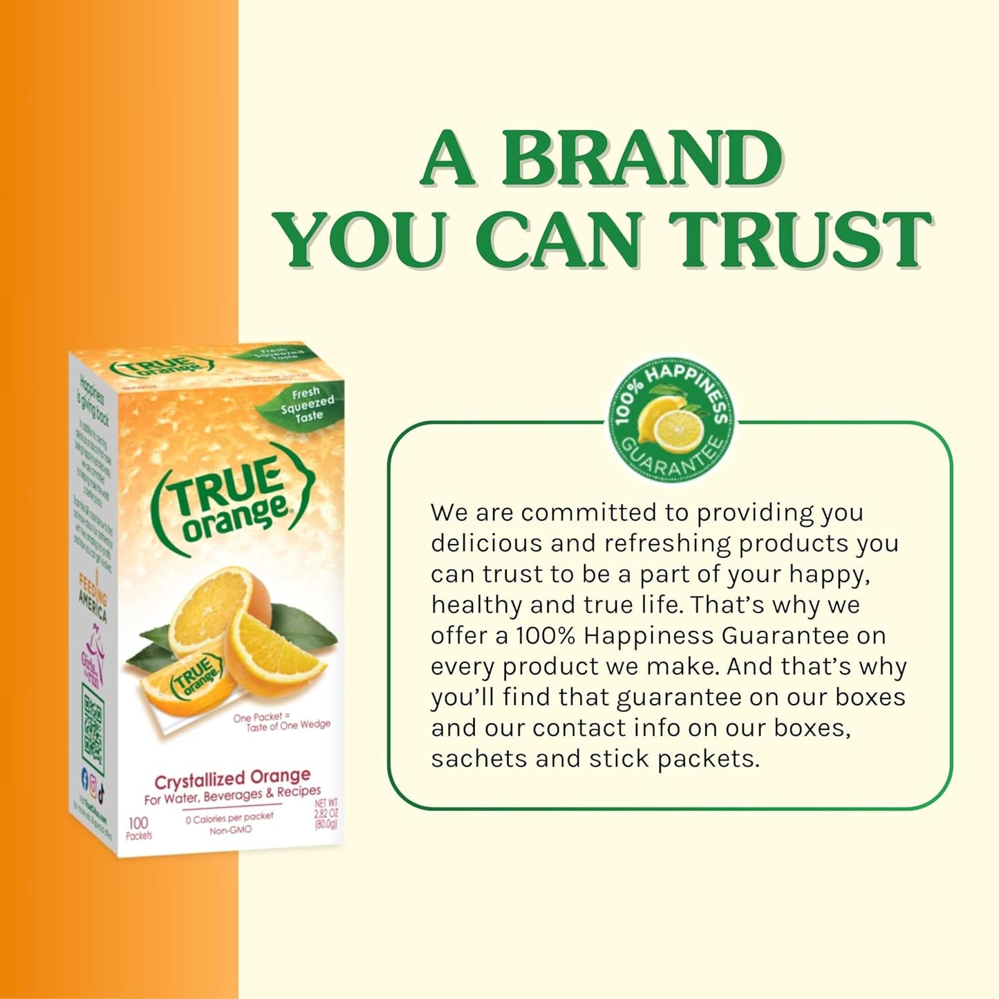 TRUE ORANGE Water Enhancer – Clean-Ingredient Citrus Boost for Diabetic-Friendly Lifestyles