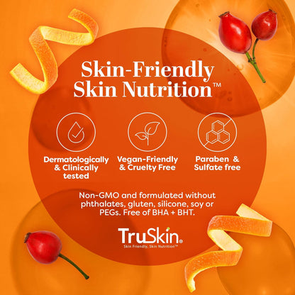 TruSkin Botanical Vitamin C Face Wash – Refined Cleanser with Aloe Vera & Orange Peel Extract
