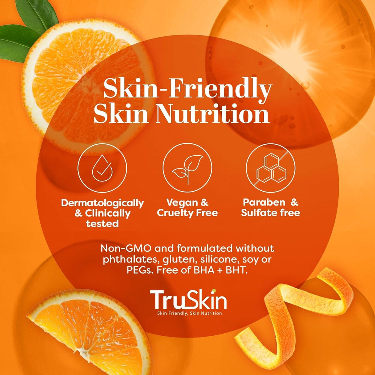 TruSkin Essential Face Serum with Vitamin C – Uncluttered, Effective Anti-Aging in 1 oz