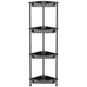 4 Tier - Jet Black