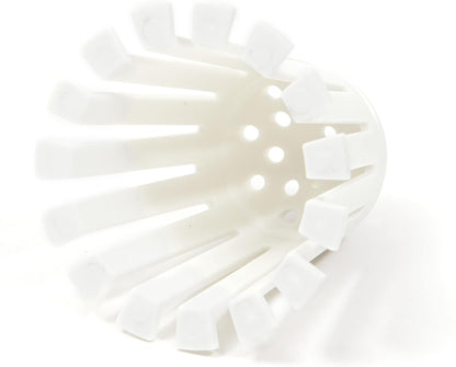 TubShroom Toss 21-Pack Disposable Tub Hair Traps - Streamlined White Strainers for Clutter-Free Living