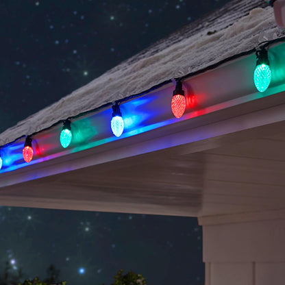TW SHINE C9 LED Christmas Lights – No Heat, No Fire Risk Bulbs for Bedroom and Sleep Safety