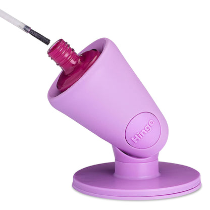 Tweexy Anti-Spill Nail Polish Bottle Holder Stand With Tilted Smartgrip Suction - For Fingernail Painting and Nail Art