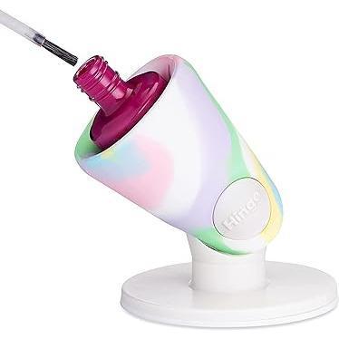tweexy Hinge Nail Polish Holder – Stable Anti-Tip Polish Cradle for One-Handed Use by People With Limited Dexterity