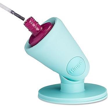 tweexy Hinge Nail Polish Holder – Stable Anti-Tip Polish Cradle for One-Handed Use by People With Limited Dexterity