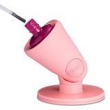 tweexy Hinge Nail Polish Holder – Stable Anti-Tip Polish Cradle for One-Handed Use by People With Limited Dexterity