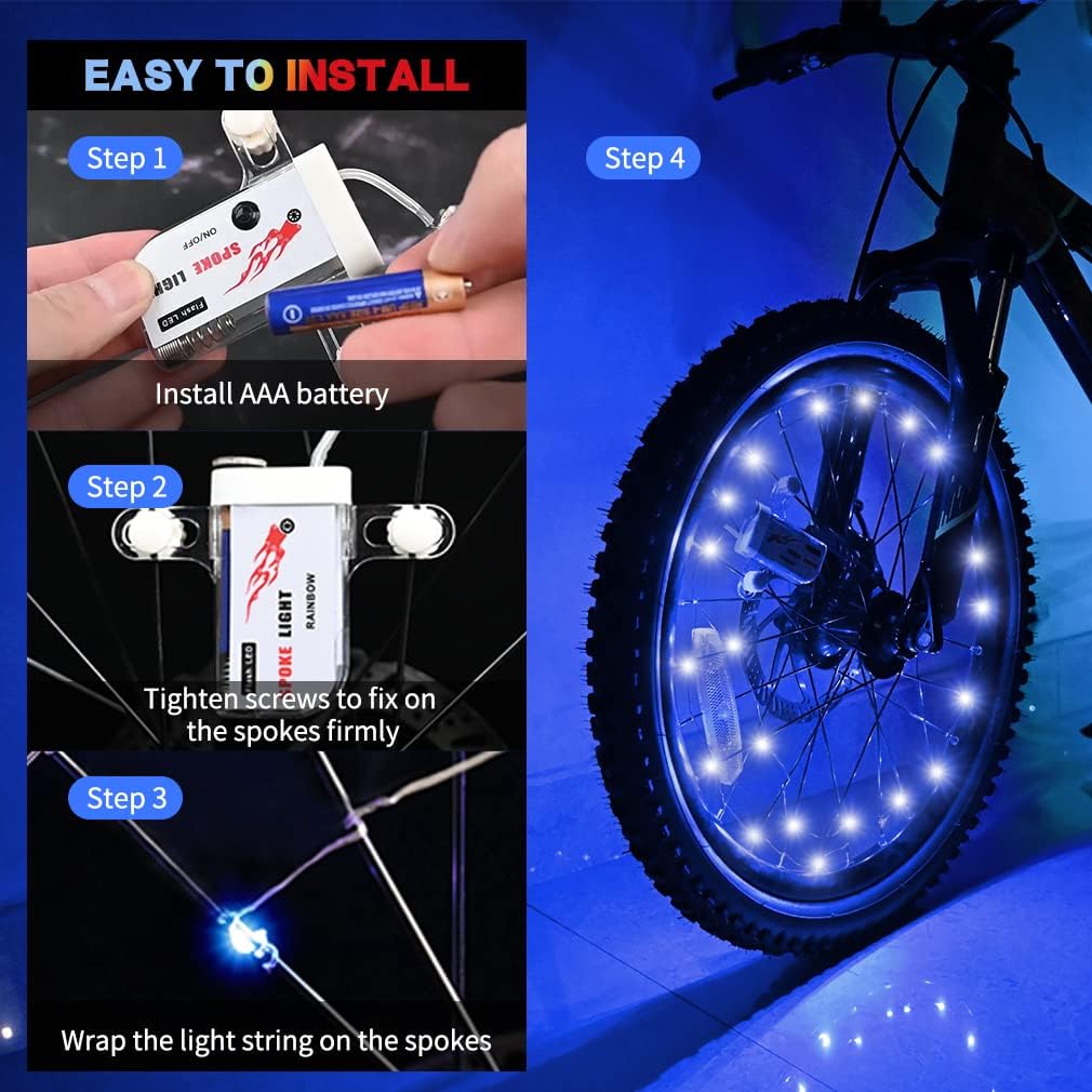 two operating modes: steady-on and flashing