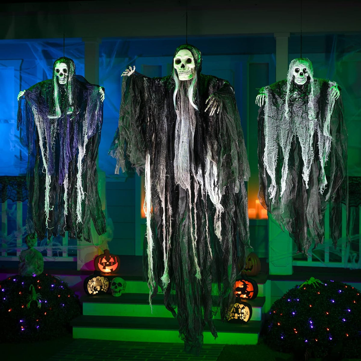 two thematic variants available: horror style and scary style