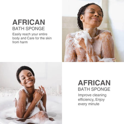 UJFQBH Long Net Shower Sponge 3-Pack – Stretchable Exfoliating Body Scrubber for Dead Skin Removal, Mindful Bath Time & Silky Smooth Results