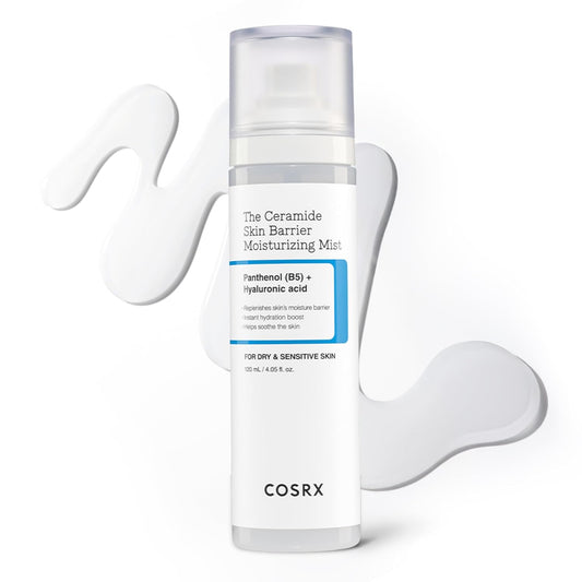ultra-fine milky mist spray nozzle that distributes product evenly across the face