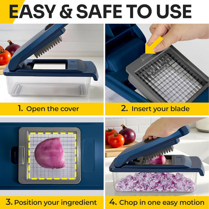 UltraChop All-In-1 Vegetable Chopper – All-in-One Prep Station for High-Output Home Cooks and Batch Cooking
