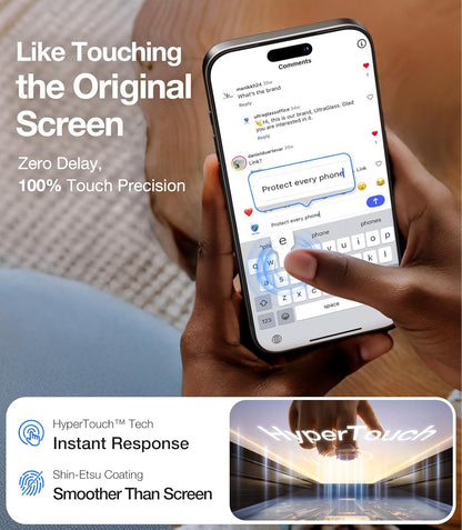 UltraGlass UNBREAK TOP iPhone 17 Pro Max Glass – Drop-Proof Protection for Construction Sites and Workshops