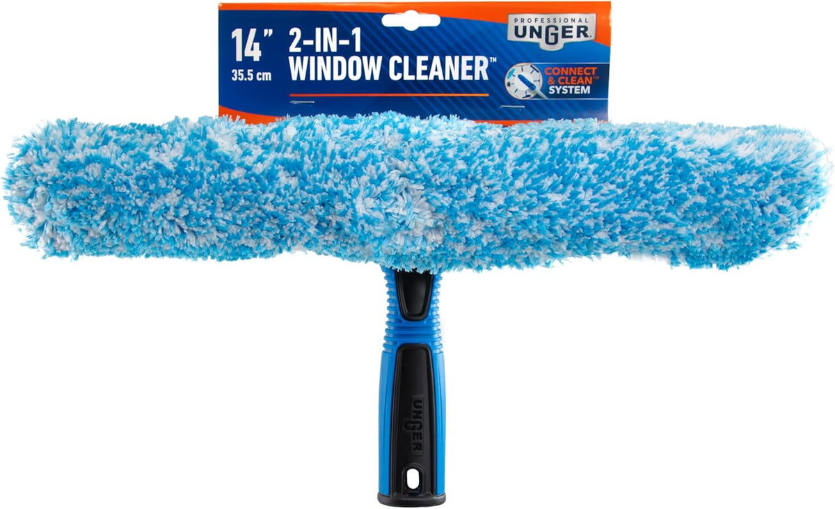 Unger Professional 14-Inch Glass Cleaner – Minimalist Cleaning Setup with No Chemicals, No Waste