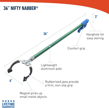 Unger Professional 36-Inch Trash Picker and Reacher – Wellness Tool for Elderly Maintaining an Active, Independent Home Routine