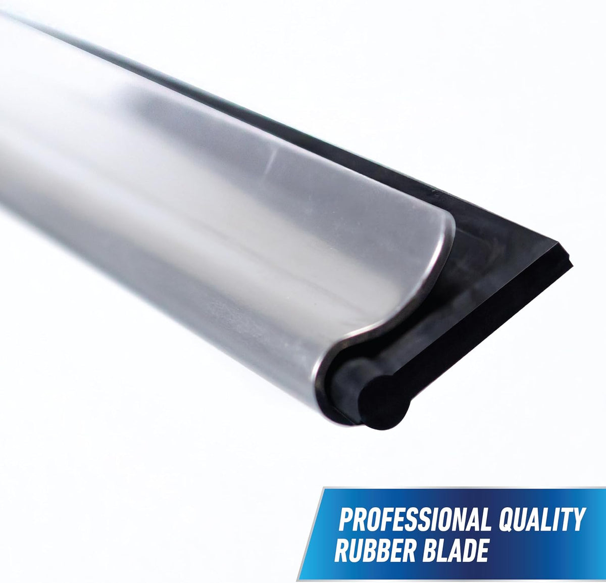 Unger Professional Connect and Clean Squeegee with Cushioned Grip – Sparkling Window Care for Picture-Perfect Home Views