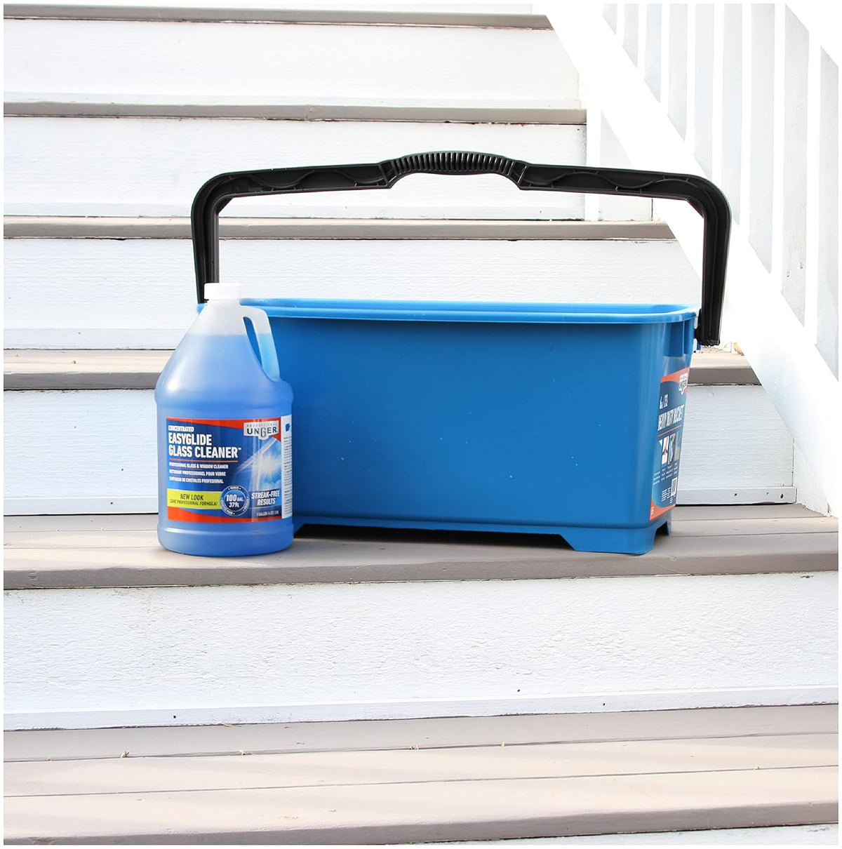 Unger Streak-Free Glass Cleaner Concentrate – Pet-Safe and Child-Safe Window Cleaning Solution, 1 Gallon Yields 100 Gallons