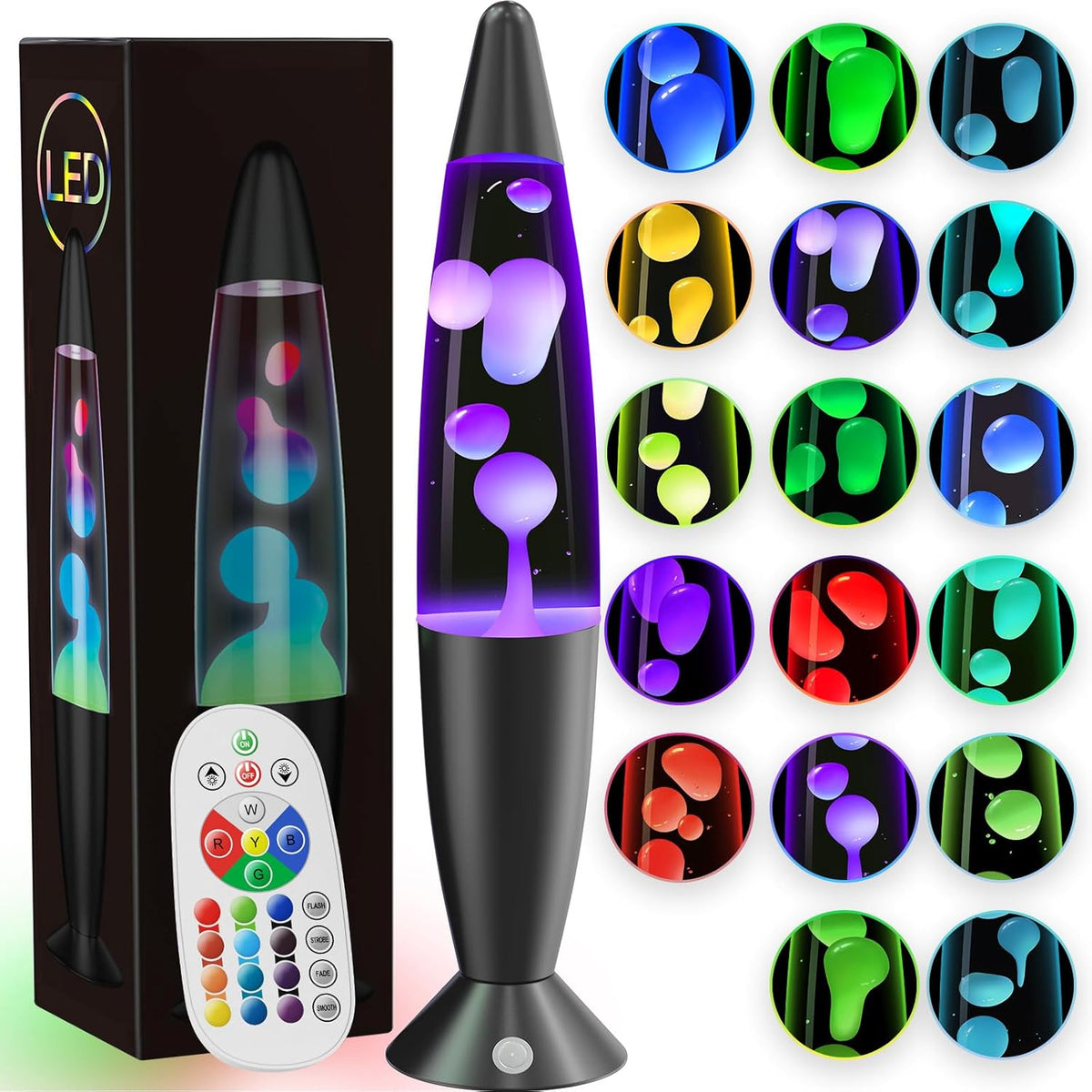 Uniclighter AuraFlow Sensory Night Light – Ready-to-Give Present for Valentine's Day, Birthdays, and Stocking Stuffers