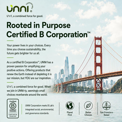 UNNI Plant-Based Bags – Toxin-Free Disposal Supporting Cleaner Indoor Living Spaces