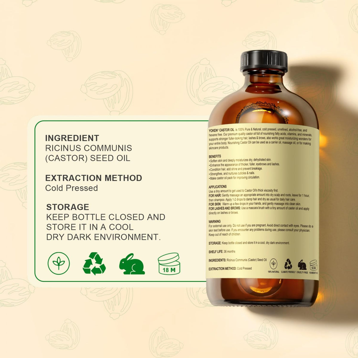 usda organic certification and ewg-listed status for verified clean formulation