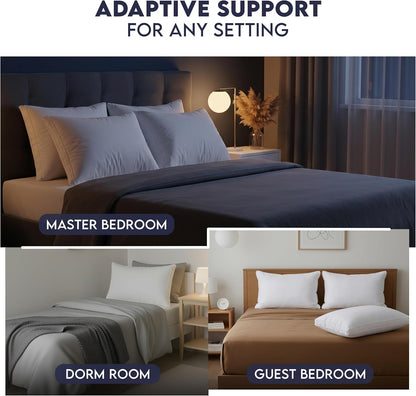 Utopia Bedding Plush Pillow – Practical Holiday Gift for Mom and Dad Seeking Better Sleep