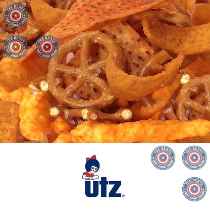 Utz 5-Component Snack Mix - Streamlined Bulk Snack for Minimalist Kitchens and Capsule Pantry Setups