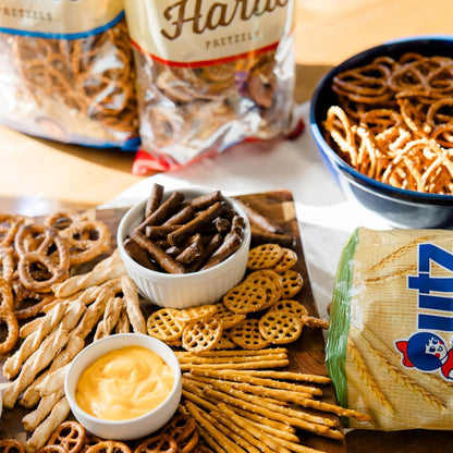 Utz Classic Sourdough Pretzel Nuggets 52 oz Barrel – Bulk Desk Snack That Encourages Coworkers to Step Away and Recharge