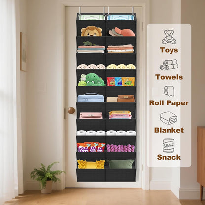 UVIAHOMI Over the Door Shoe Organizer for Fast Mornings – 1-Second Grab-and-Go, 30 Pairs